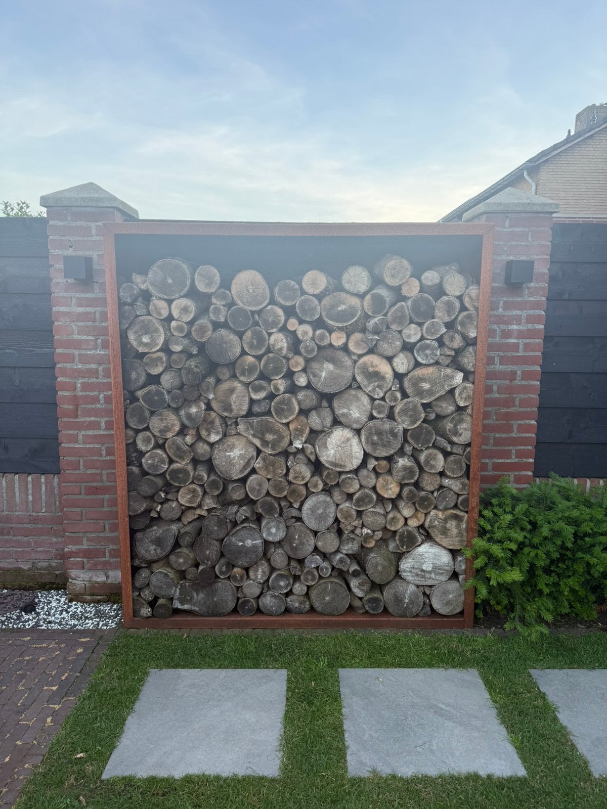 Nieuwe cortenstaal plantenbak 180x180x30cm, Tuin en Terras, Bloembakken en Plantenbakken, Ophalen, Nieuw, Metaal, Tuin