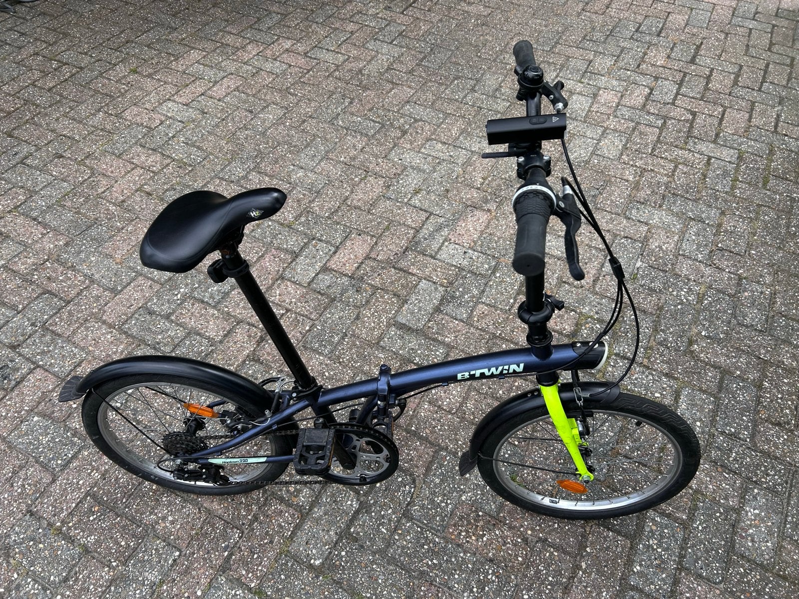 B'TWIN Hoptown 320 opvouwbare fiets, 20 inch of meer, Gebruikt, Versnellingen, Totaal opvouwbaar