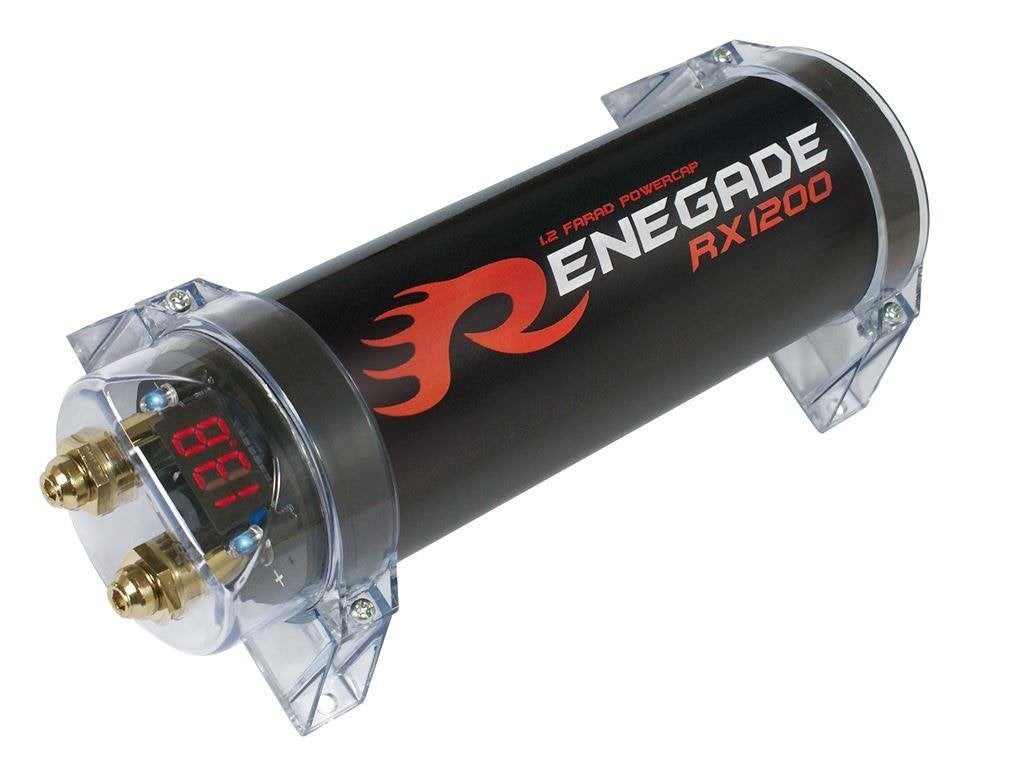 Renegade RX1200 Audio Condensator 1.2 Farad – Gloednieuw!, Auto diversen, ., Nieuw, Ophalen of Verzenden, .