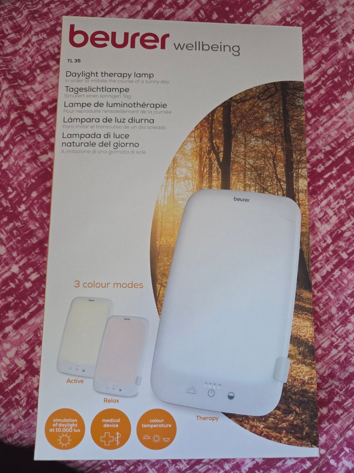Beurer wellbeing Daglichtlamp, Ophalen, Nieuw, Overige typen