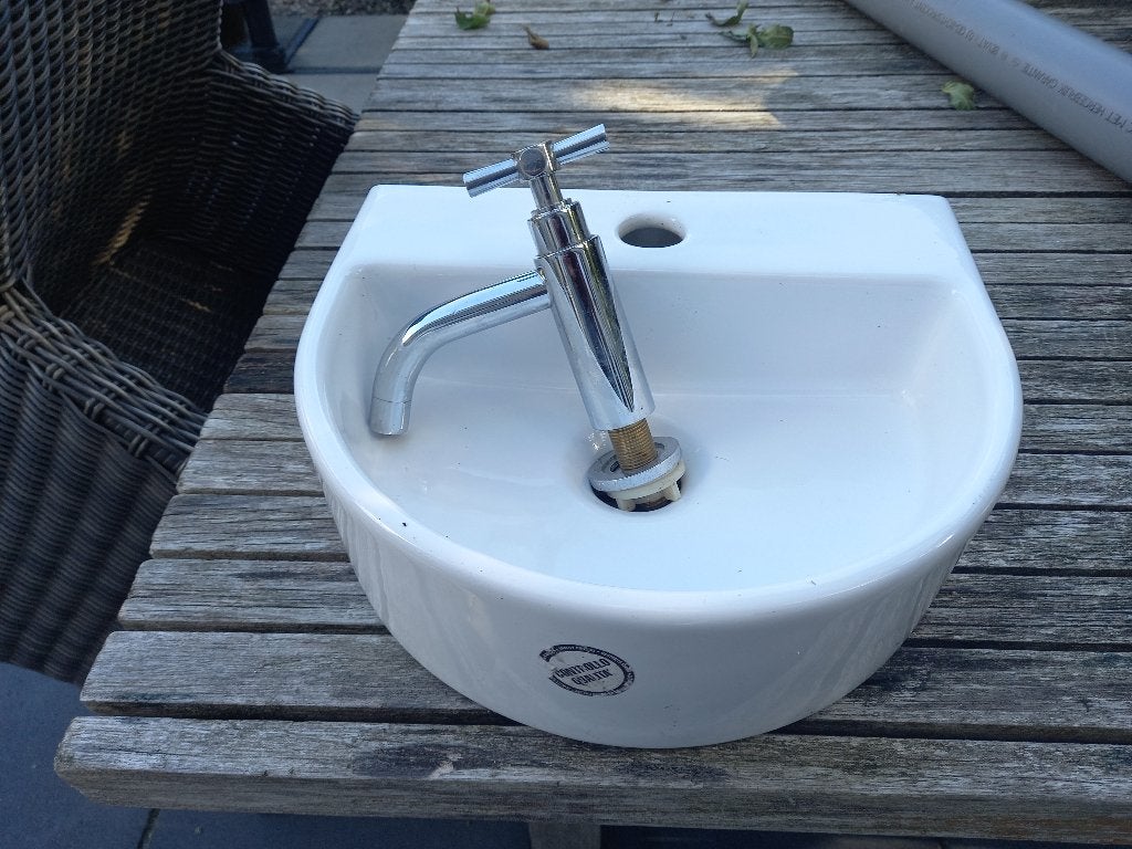wasbakje, Doe-het-zelf en Verbouw, Ophalen, Nieuw, Steen, Wastafel