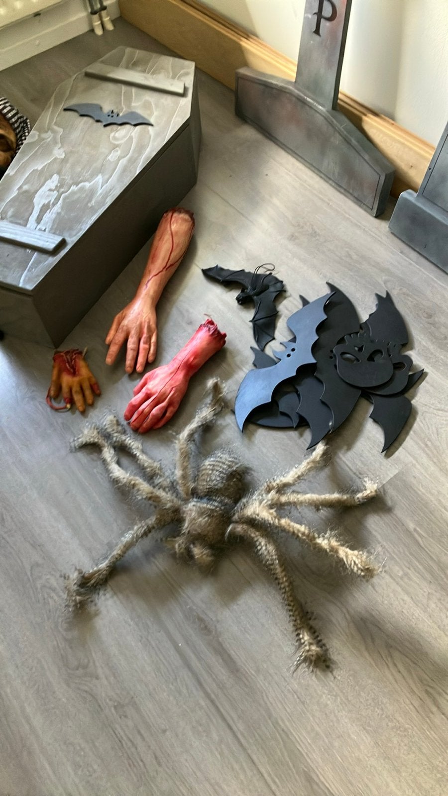 Griezelige Halloween Decoratie, Ophalen, Zo goed als nieuw, Versiering, Halloween of Griezel