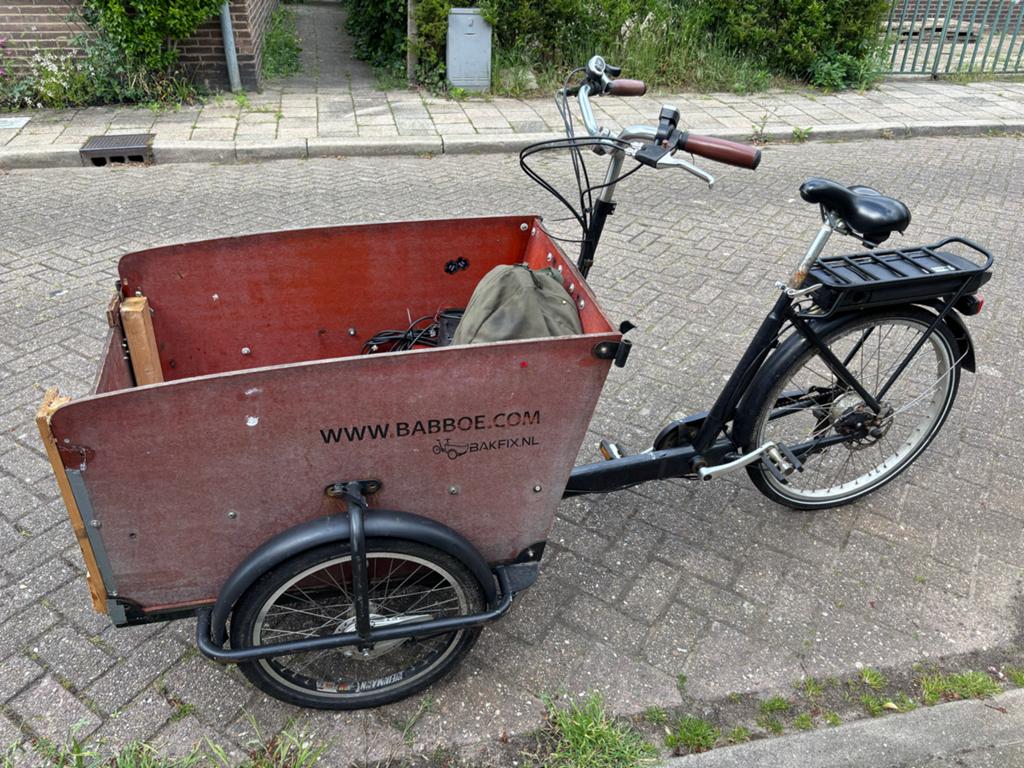 Babboe elektrische Bakfiets Ideaal voor Kinderen of Goederen, Overige merken, Gebruikt, Elektrisch, Ophalen of Verzenden