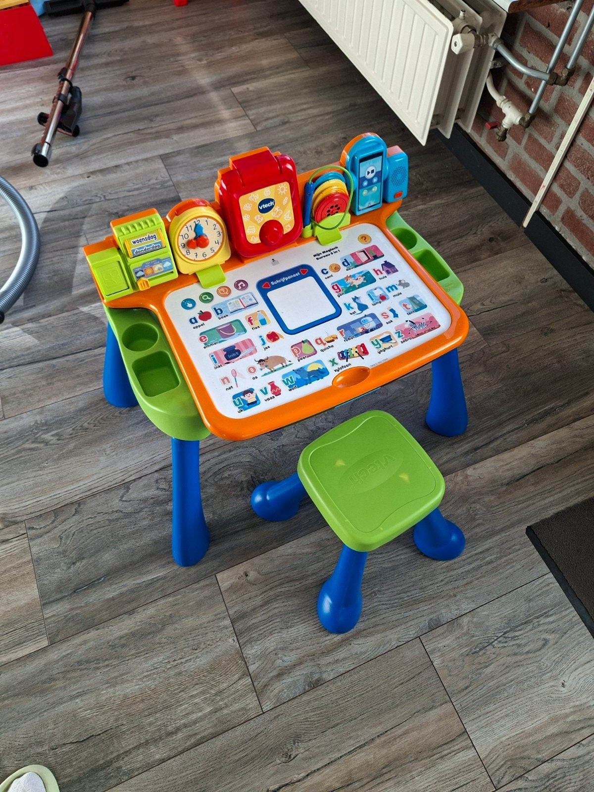 VTech Mijn Magisch Bureau 5-in-1 met krukje, Ophalen, Gebruikt, Taal en Lezen, Met licht