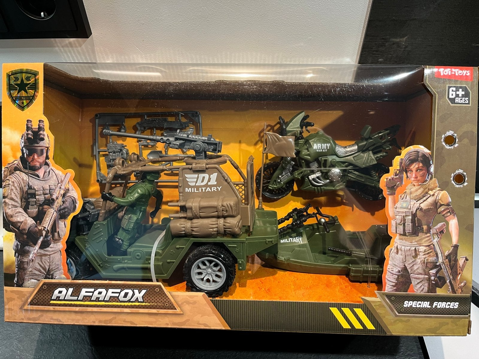 Alfafox Militaire Speelset Nieuw - Special Forces, Andere modellen in overige advertenties, Speelset, Nieuw, Alfafox