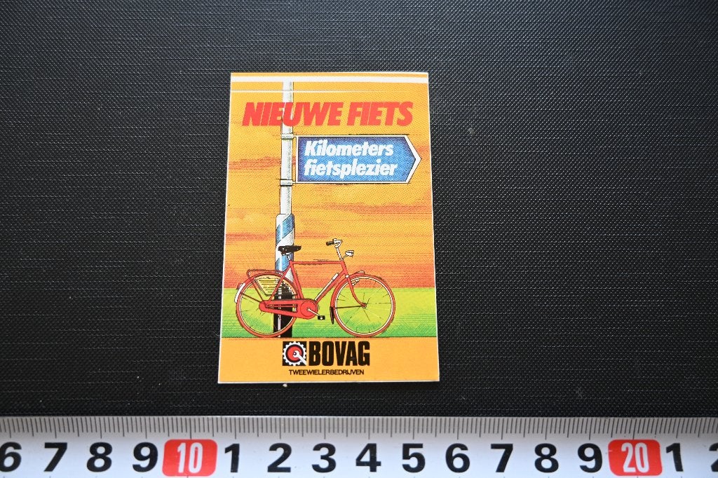 sticker nieuwe fiets BOVAG kilometers fietsplezier *, Ophalen, Zo goed als nieuw