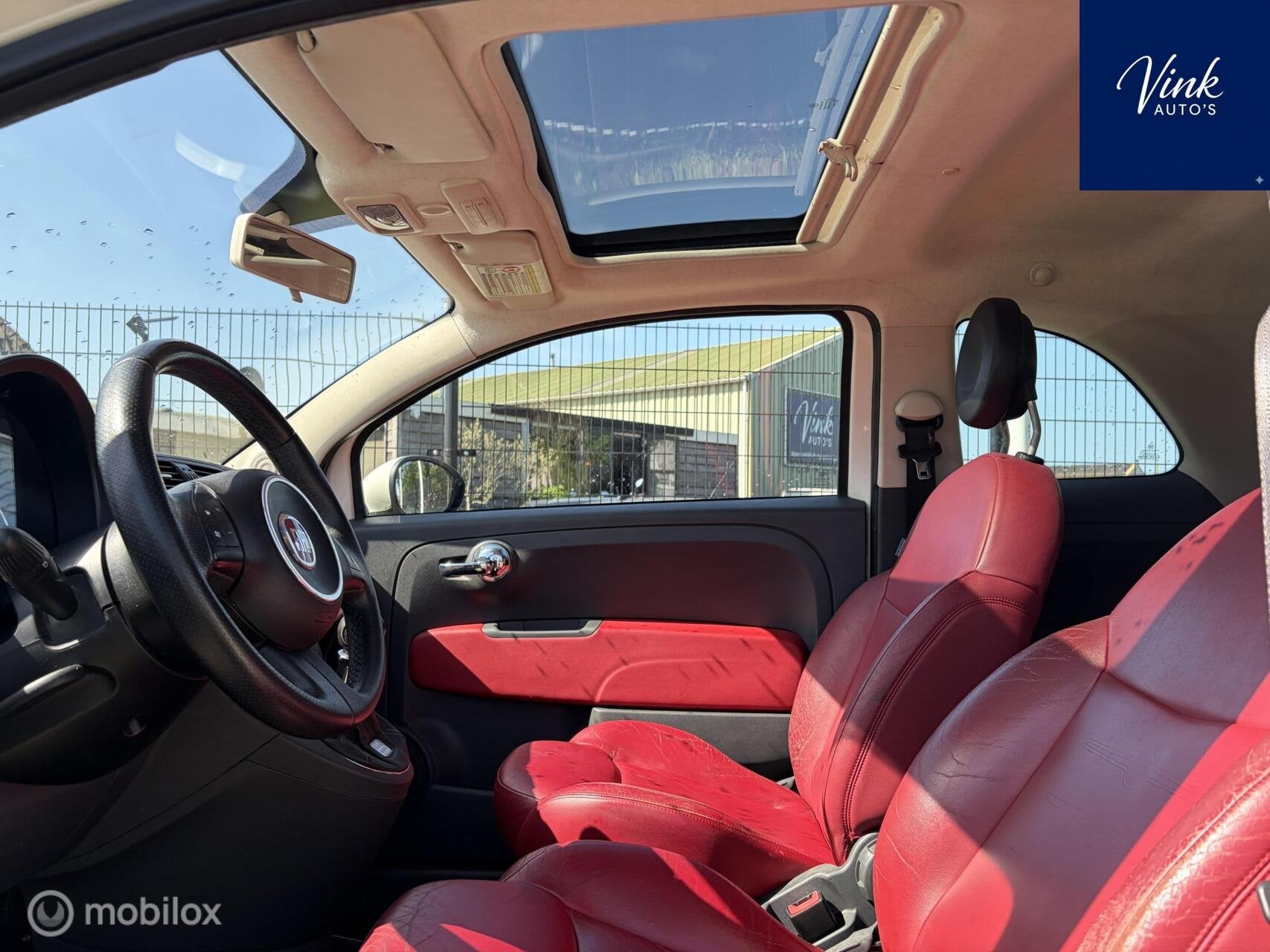Foto 6 van Fiat 500 1.4-16V Lounge | Panoramadak | Subwoofer | Leer