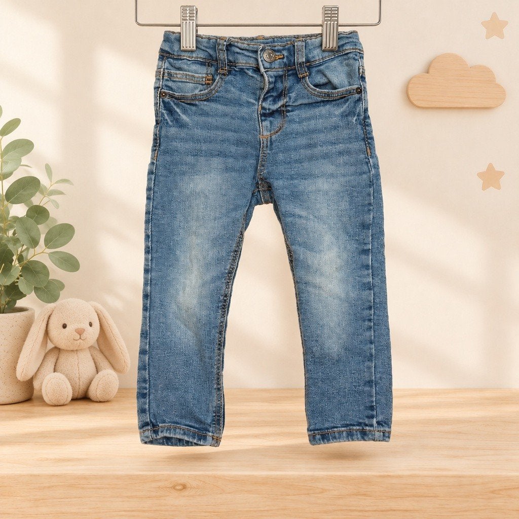 Zara skinny jeans peuter lichtblauw maat 92, Broek, Gebruikt, Jongen of Meisje, Ophalen of Verzenden