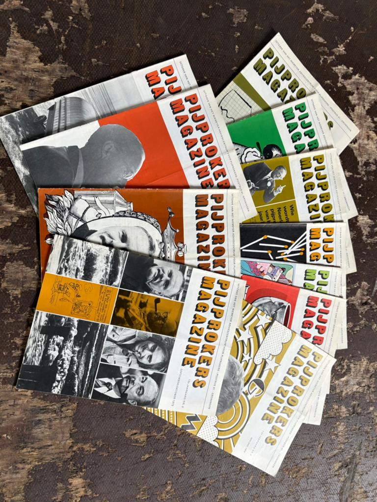 Vintage pijprokersmagazines, 1972-1974, Boeken, Tijdschriften en Kranten, Ophalen, Gelezen