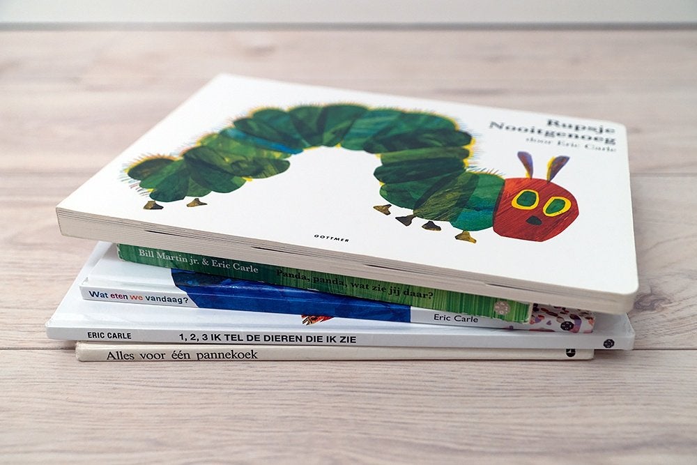 4 Eric Carle boeken, Ophalen of Verzenden, Zo goed als nieuw, 3 tot 4 jaar