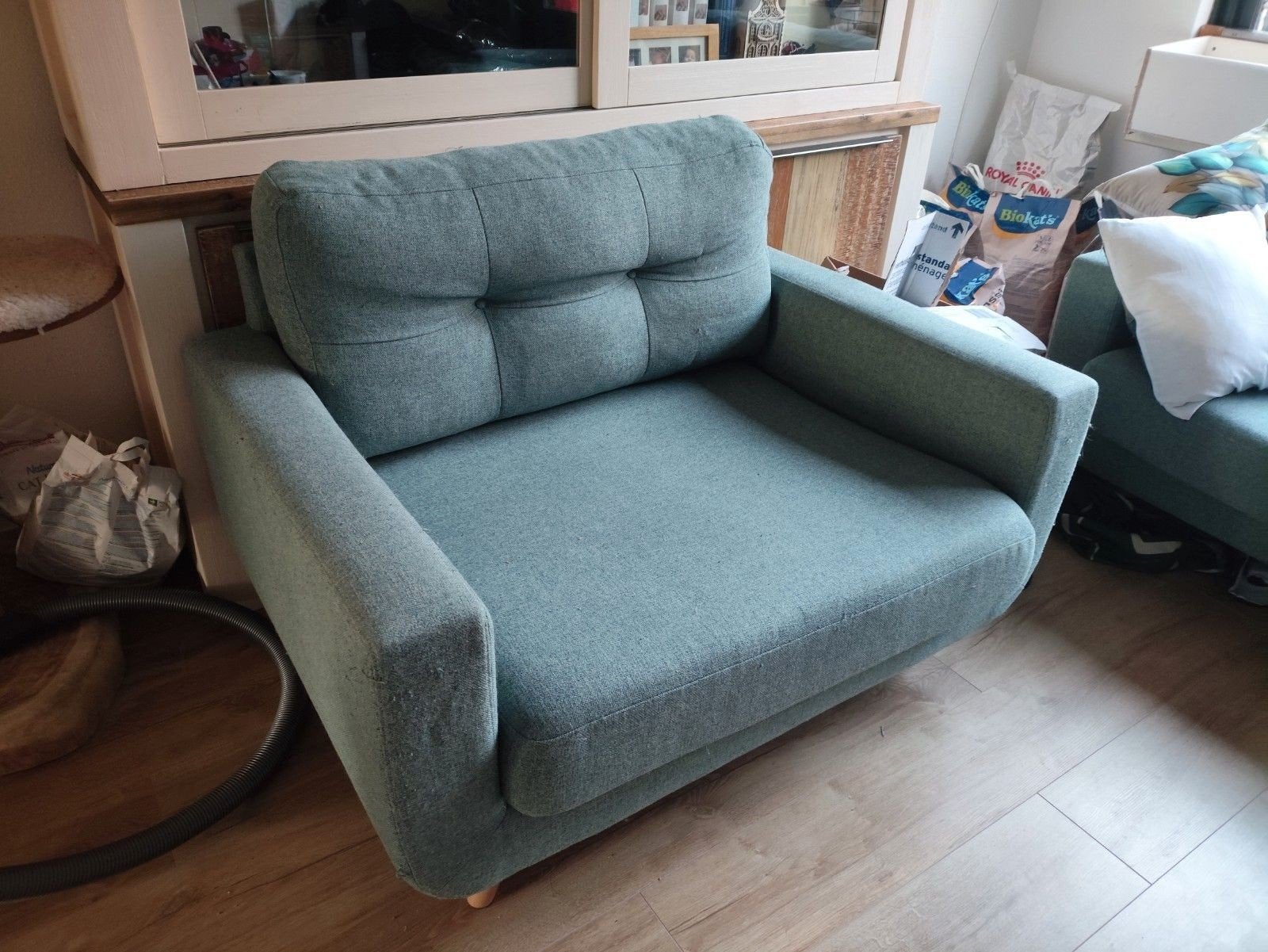 Wehkamp Home Palermo 3-zitsbank en loveseat, Ophalen, Gebruikt, 150 tot 200 cm, 75 tot 100 cm