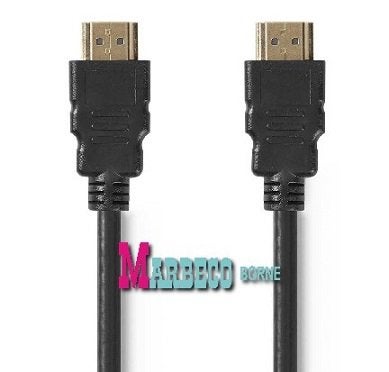 HDMI kabel 1,5 meter verguld,Gold High speed, ARC, 4K, 3D, Nedis, Nieuw, Info@marbeco.nl, Minder dan 2 meter
