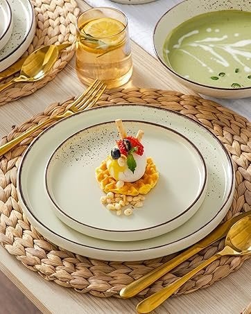 vancasso NAVIA Serviesset voor 4 personen | Beige, Mailto:support@vancassotableware.com, Keramiek, Nieuw, Ophalen of Verzenden