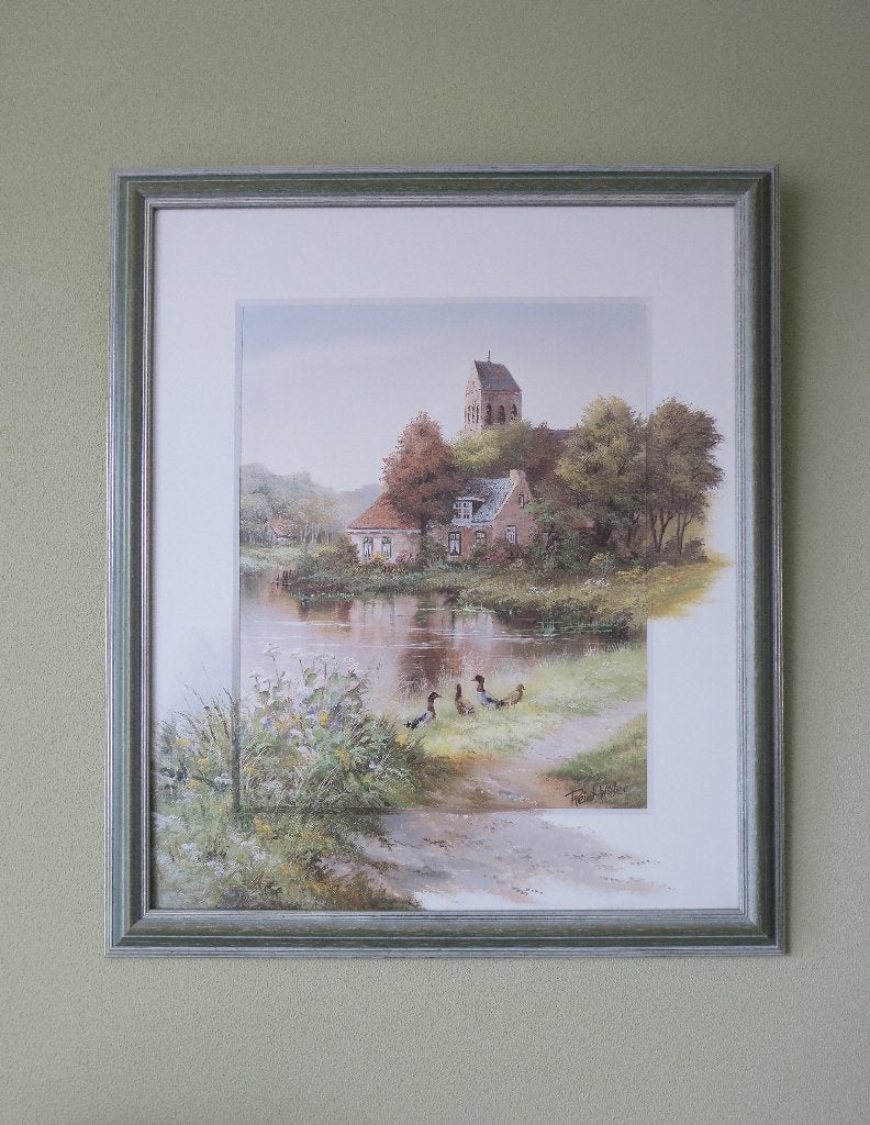 Mooie lijst van Reint Withaar - Lovely day, Ophalen, 50 – 75, 50 tot 75 cm, Print