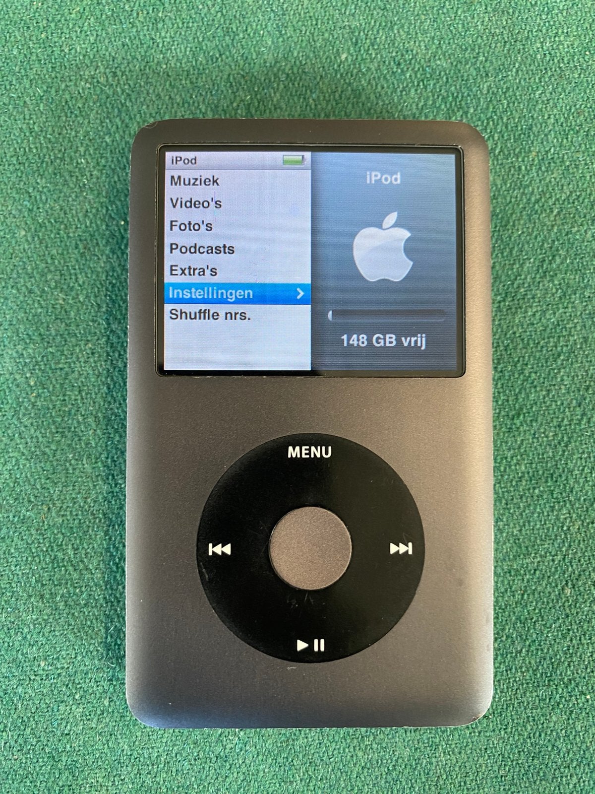 Apple iPod classic mc297 7e generatie, Ophalen of Verzenden, Zo goed als nieuw, Touch, 40 GB en meer