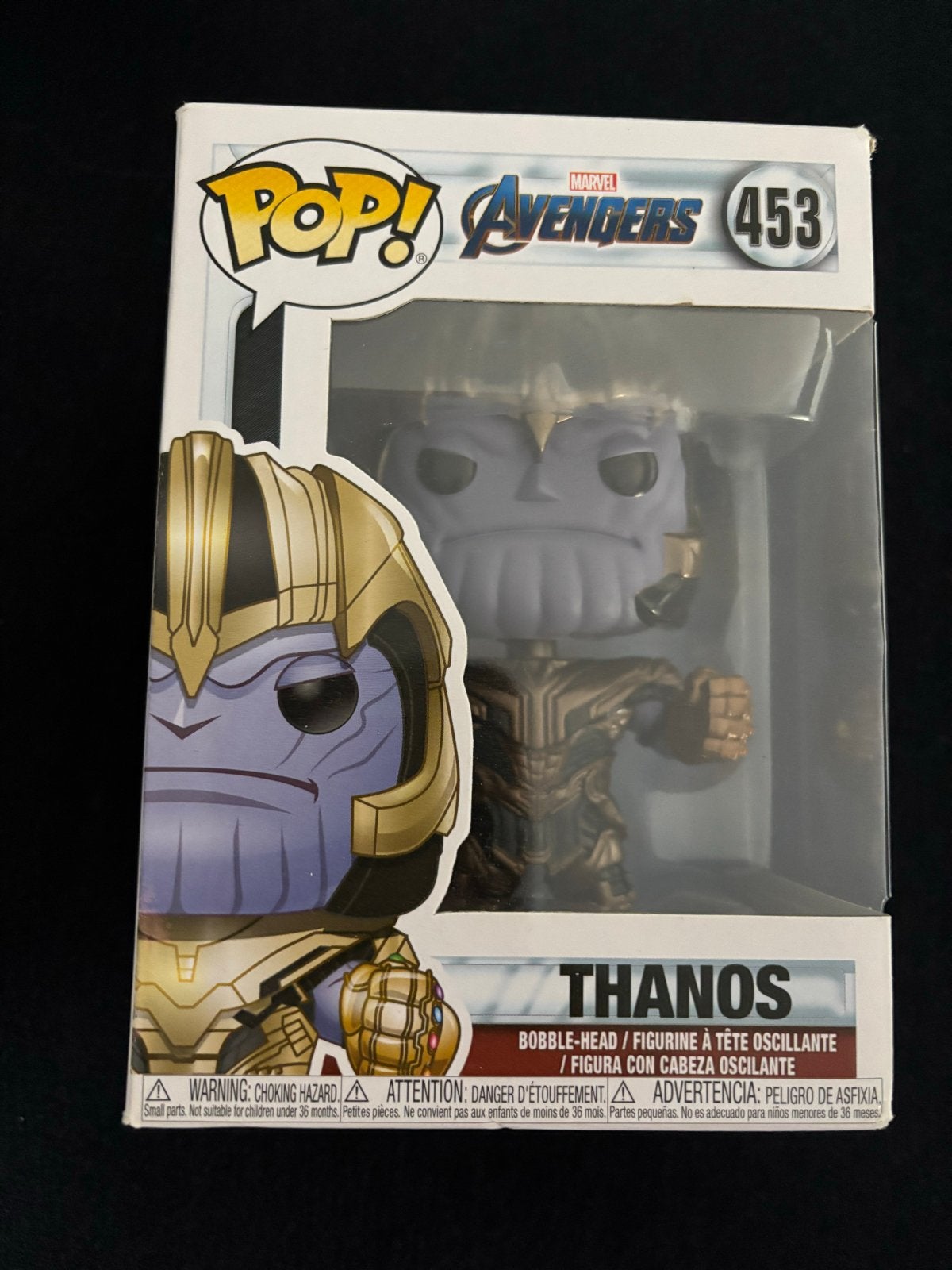 Funko Pop! Marvel Avengers Thanos Bobble-Head #453, Ophalen of Verzenden, Nieuw