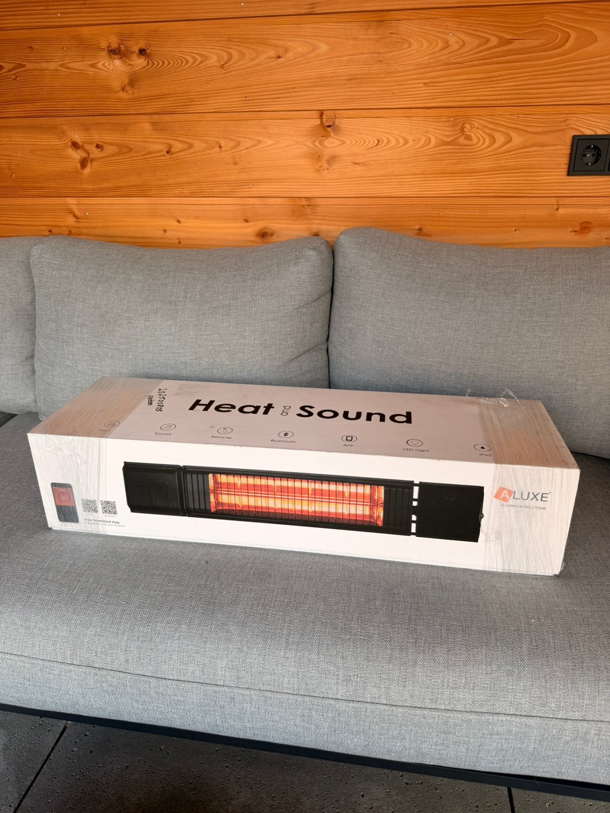 Heater met box, Draaibaar, Nieuw, Wand, Ophalen