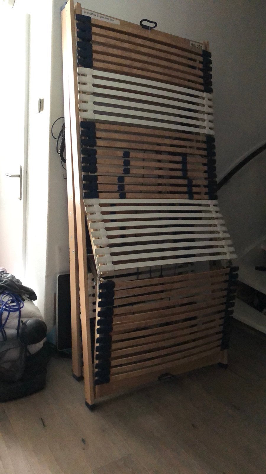 Elektrische lattenbodem 2x 90x200, Huis en Inrichting, Slaapkamer | Matrassen en Bedbodems, Ophalen, Gebruikt, 90 cm, Tweepersoons