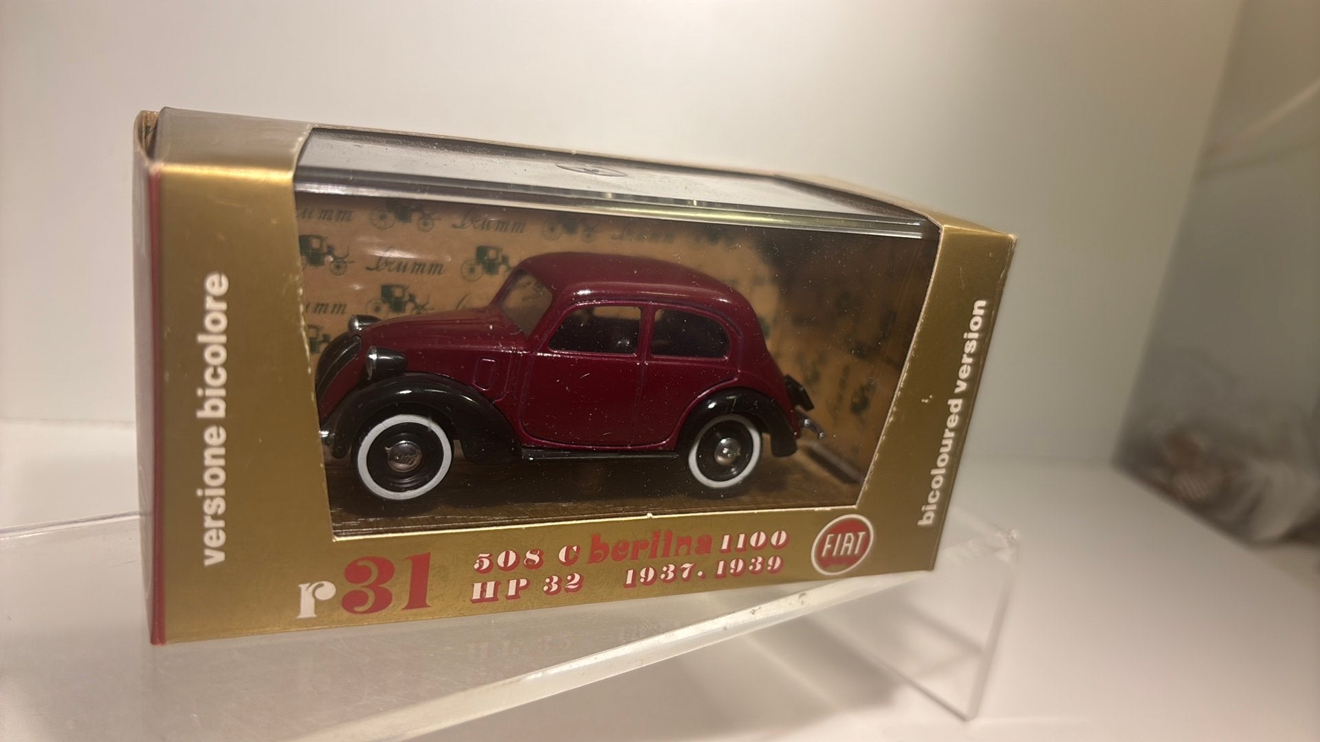 Fiat 508 c berlina 1100 brumm 1.43, Hobby en Vrije tijd, Modelauto's | 1:43, Overige merken, Auto, Ophalen of Verzenden, A