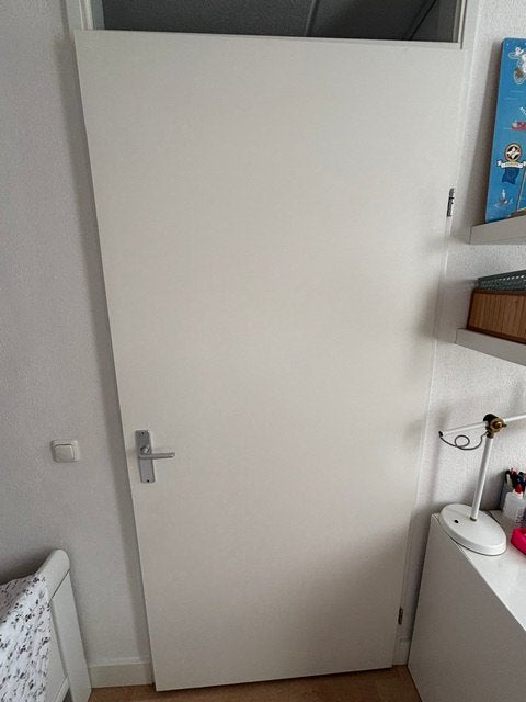 Svedex binnendeur RAL 9010, Doe-het-zelf en Verbouw, Ophalen, Zo goed als nieuw, Binnendeur, 215 cm of meer