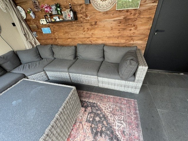 mooie loungeset, Ophalen, Kunststof, Gebruikt, Loungeset