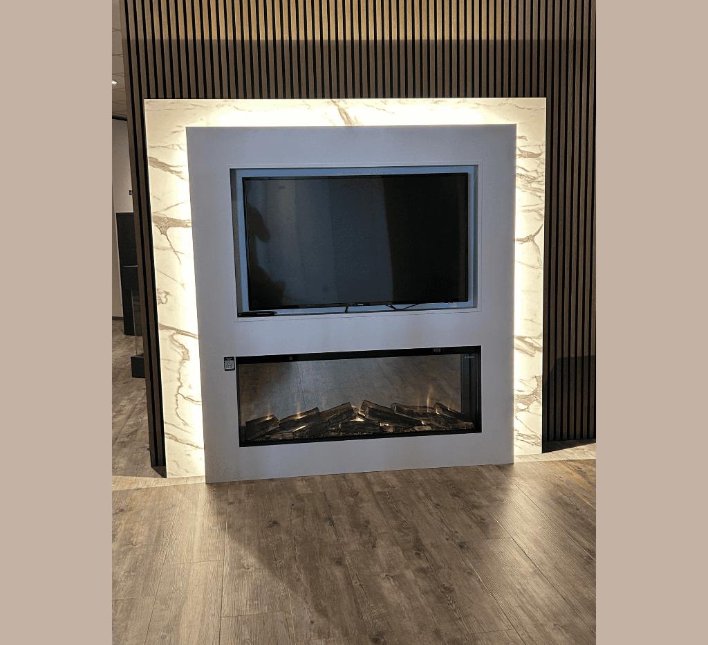 Dimplex ignite Bold 50 met opstelling - Showroommodel, Ophalen of Verzenden, Zo goed als nieuw, Inbouwhaard, Elektrische haard