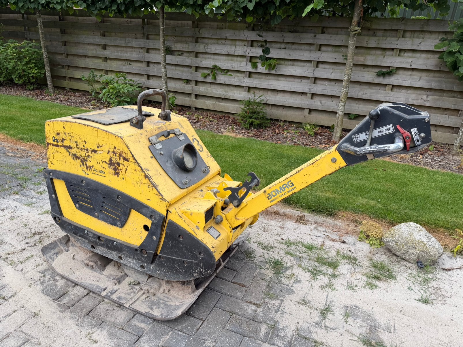Trilplaat te koop Bomag BPR 70/70 2010, Ophalen, Gebruikt