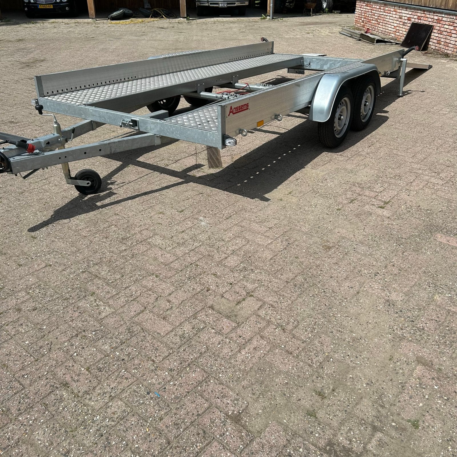 Anssems autotransporter 1500 kg, Auto diversen, Aanhangers en Bagagewagens, Ophalen of Verzenden, Gebruikt