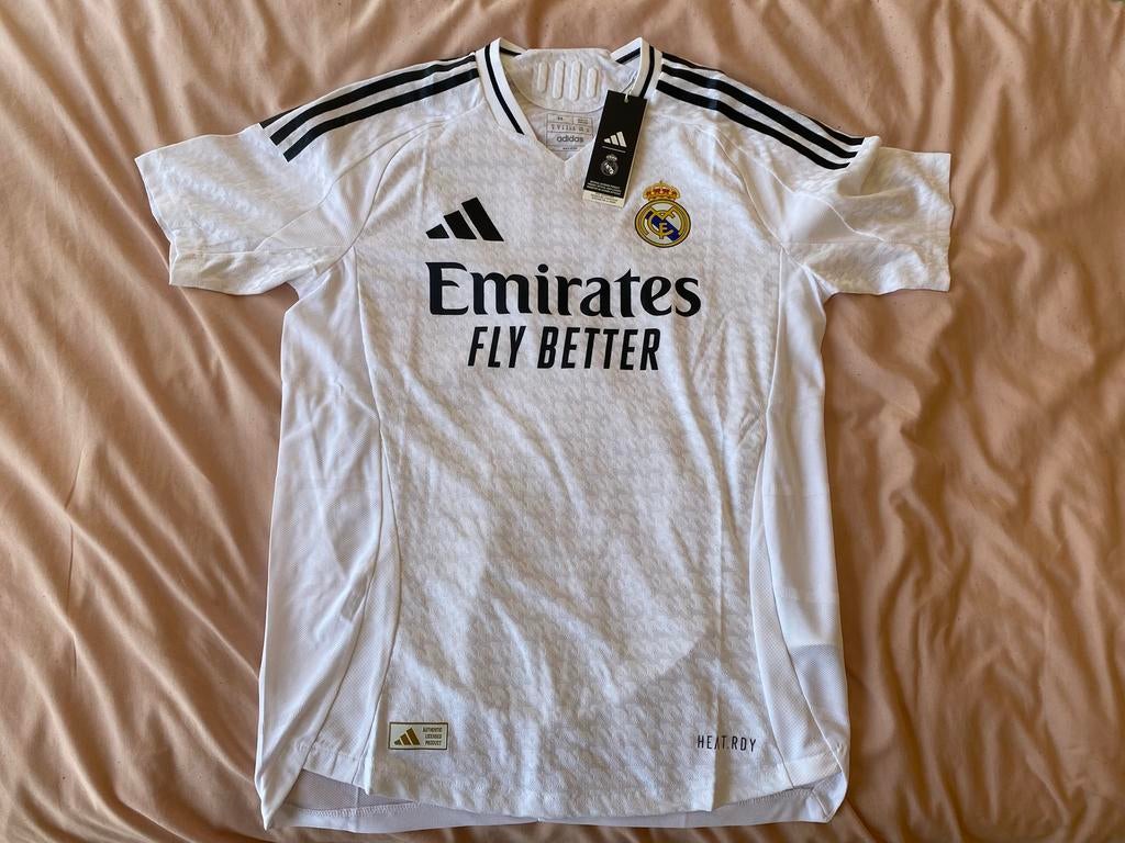 Real Madrid 2024-2025 authentic shirt, Ophalen of Verzenden, Nieuw, Maat 48/50 (M), Wit