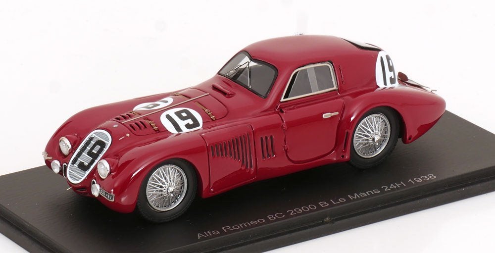 Alfa Romeo 8C 2900 B 24h Le Mans 1938 Sommer, 1/43, Spark, Overige merken, Auto, ., Nieuw