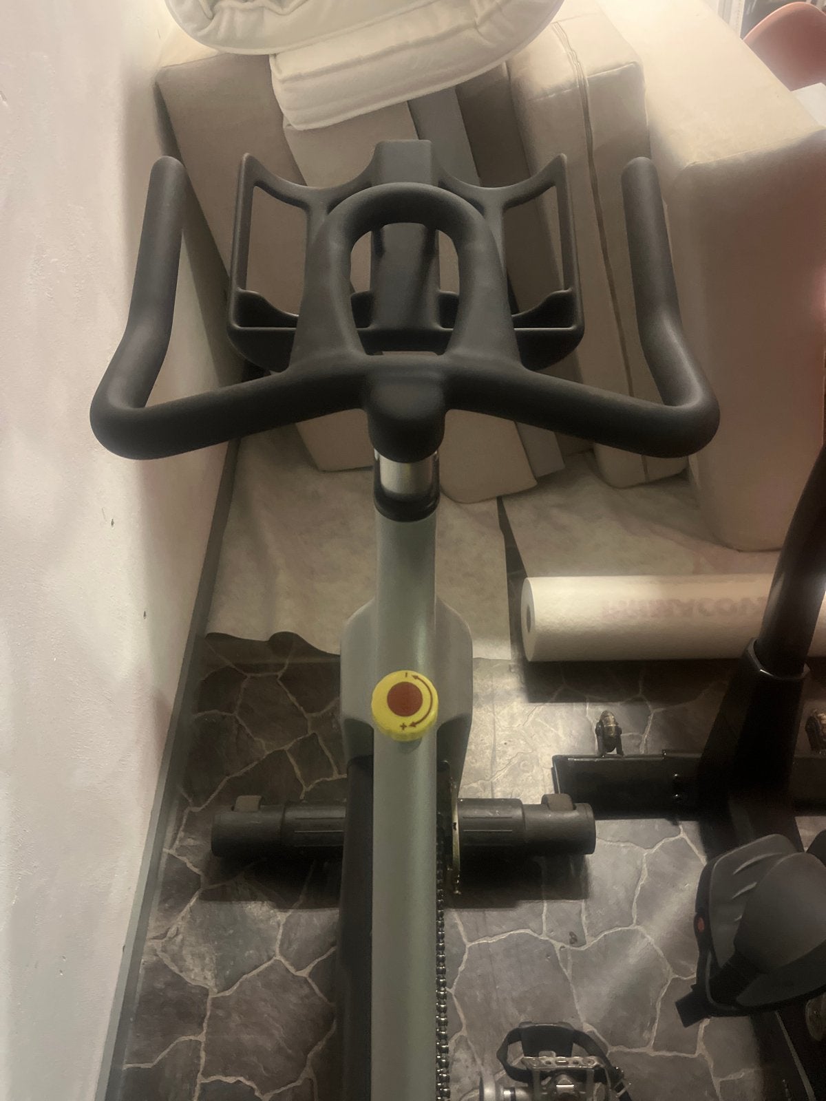 Technogym Spinningfiets -, Sport en Fitness, Ophalen, Gebruikt, Spinningfiets, Metaal