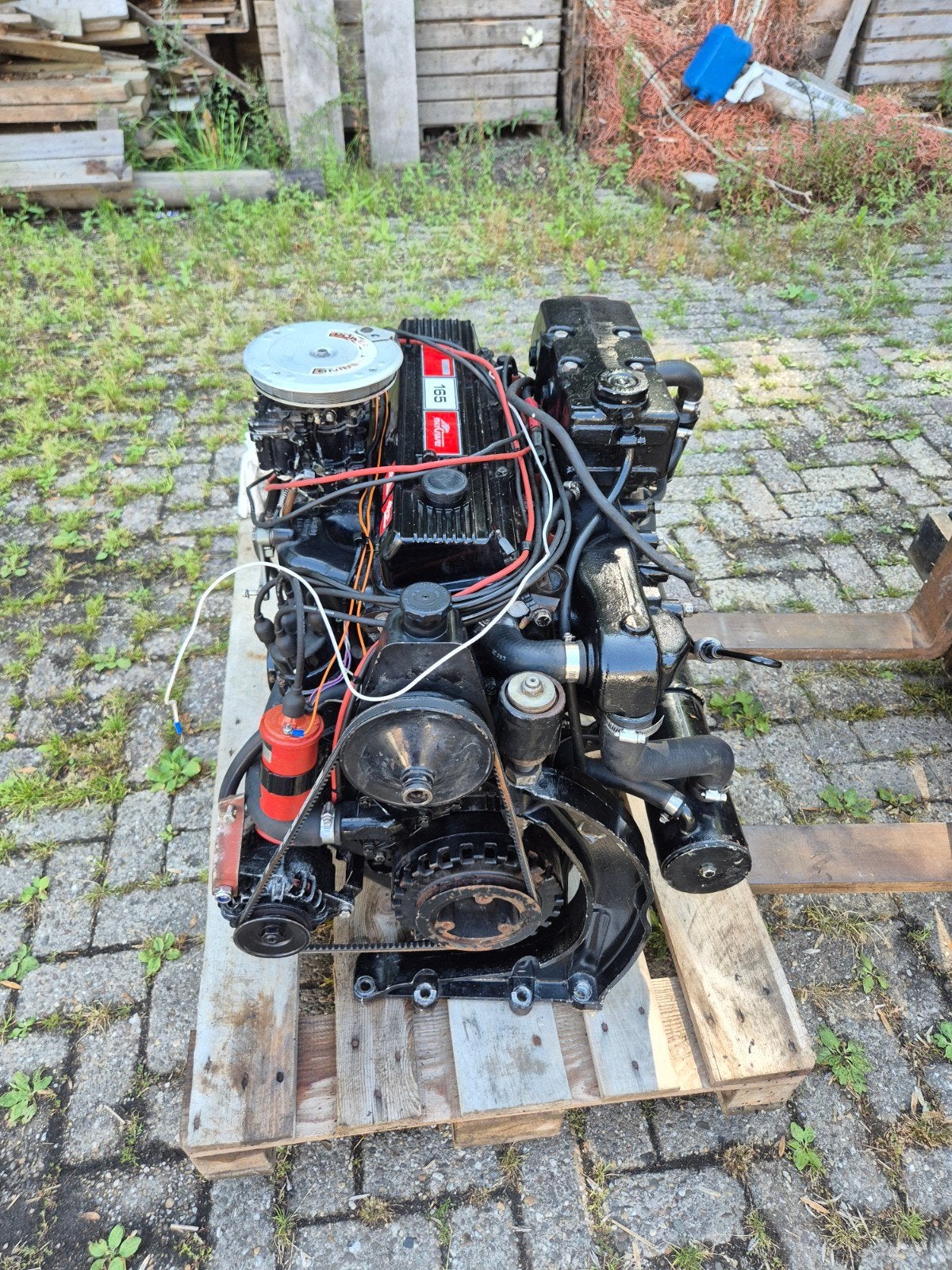 Mercruiser 165pk 3.7l, Watersport en Boten, Buiten- en Binnenboordmotoren, Ophalen, Gebruikt, Binnenboordmotor, Benzine