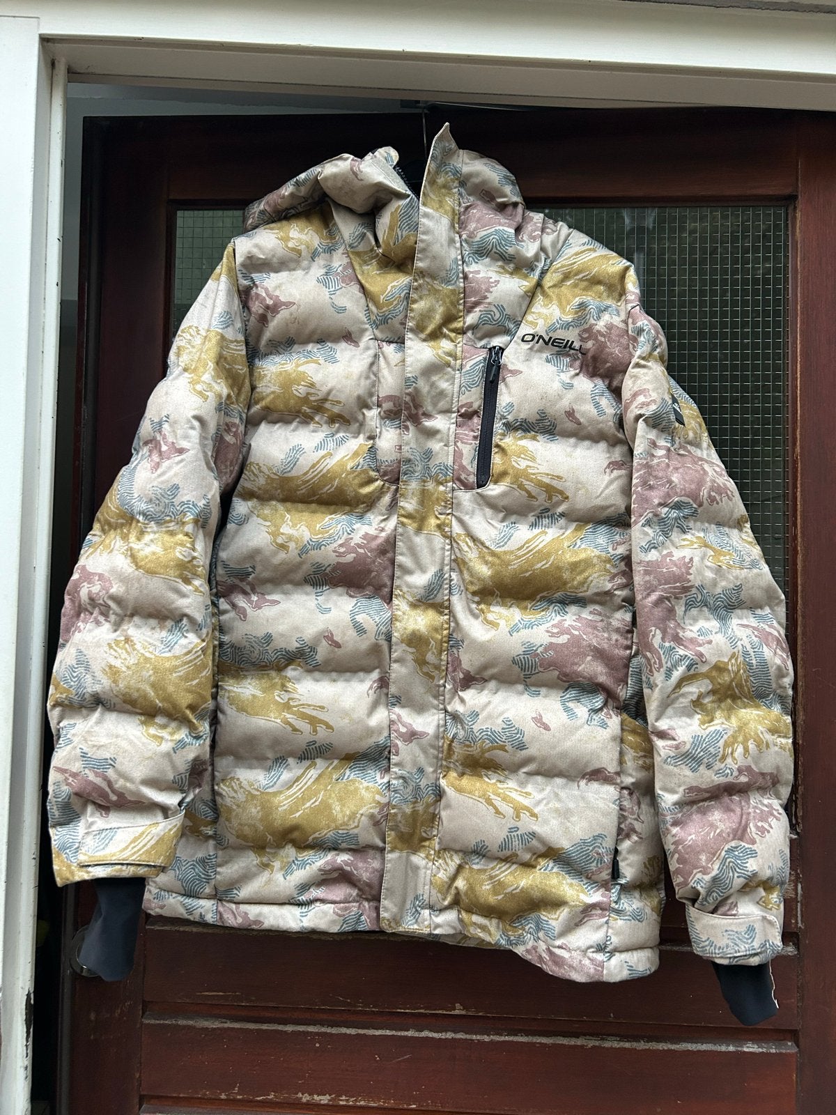 Warme O'Neill ski/snowboard jas, Kleding | Heren, Ophalen of Verzenden, Gedragen