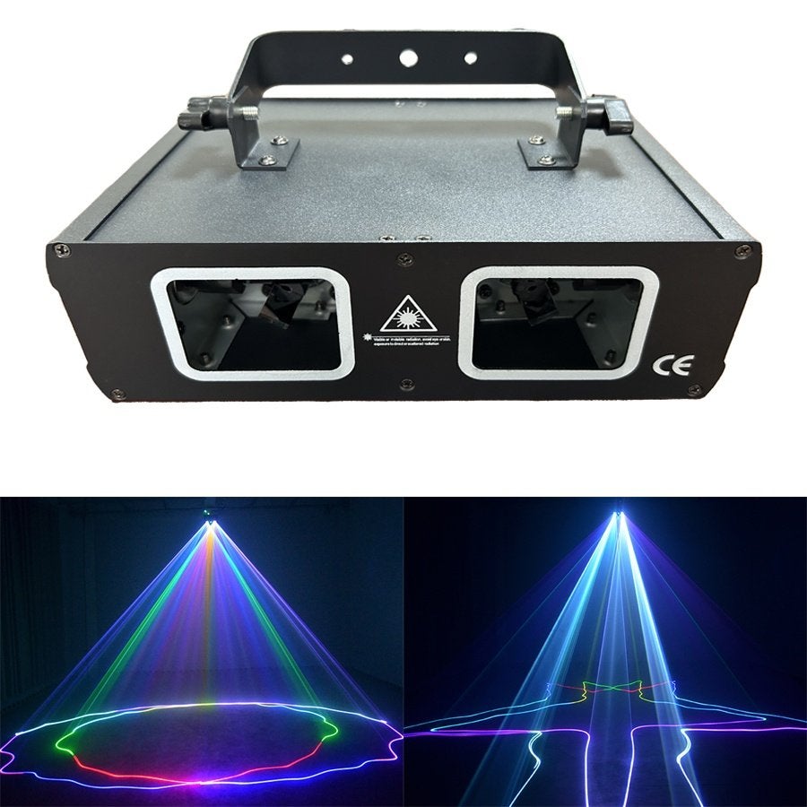 DJLicht 2 ogen RGB Laser, Geluidgestuurd, ., Nieuw, Ophalen of Verzenden
