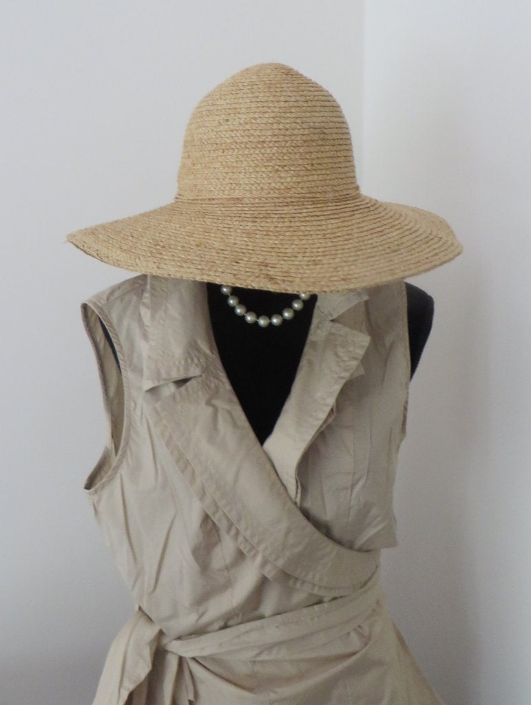 KOORINGAL I Stijlvolle Zomerhoed️☀️ I 57/58 cm I 100% Raffia, Kooringal, Hoed, Ophalen of Verzenden, Zo goed als nieuw