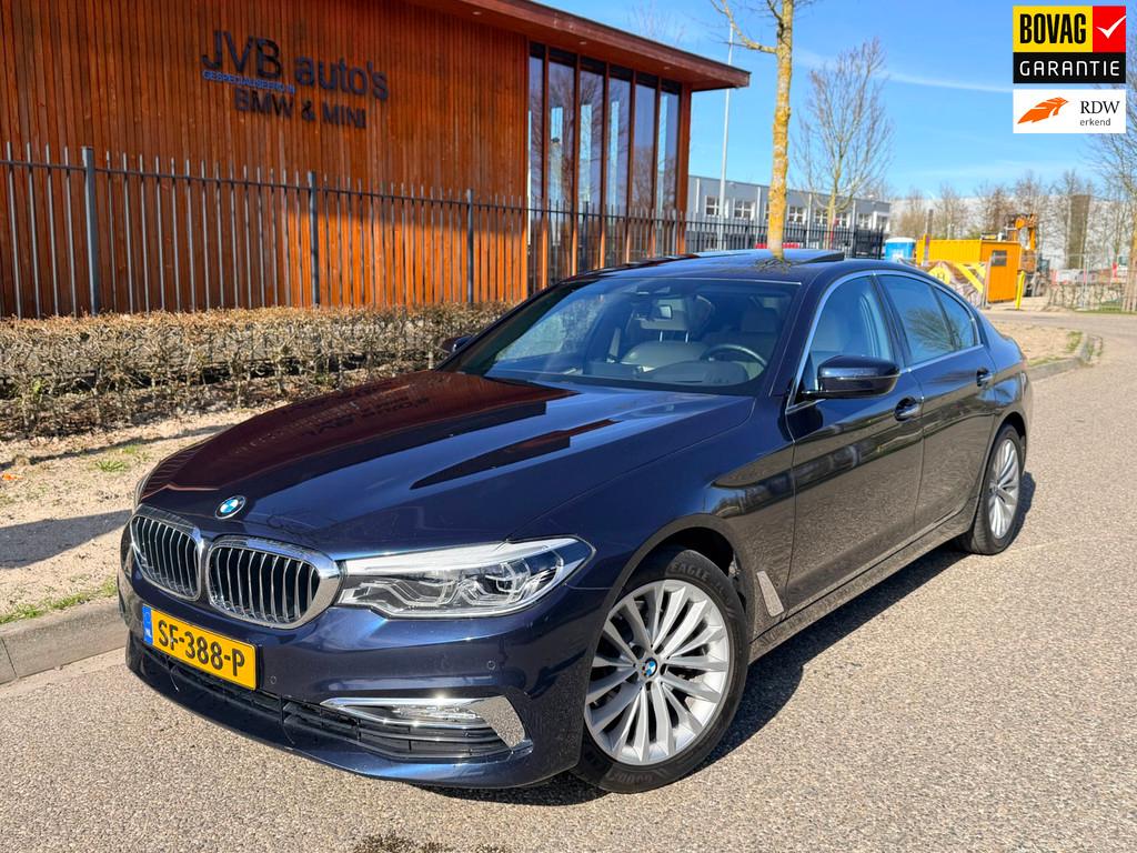 BMW 5-serie 520i High Executive, schuifdak comfortstoelen, A, Automaat, Achterwielaandrijving, Gebruikt, Euro 6