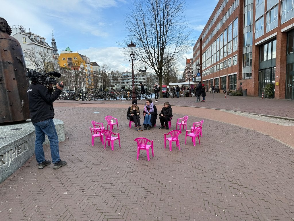 Roze kinderstoeltjes camping, Kinderen en Baby's, Ophalen, Nieuw, Overige typen