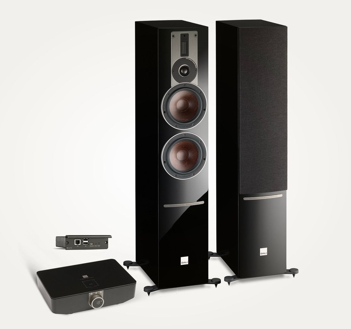 Dali Rubicon 6 C Draadloos Wireless Bluesound Bluos, Audio, Tv en Foto, 150 watt of meer, Inclusief kabels, Vloerstaande luidspreker