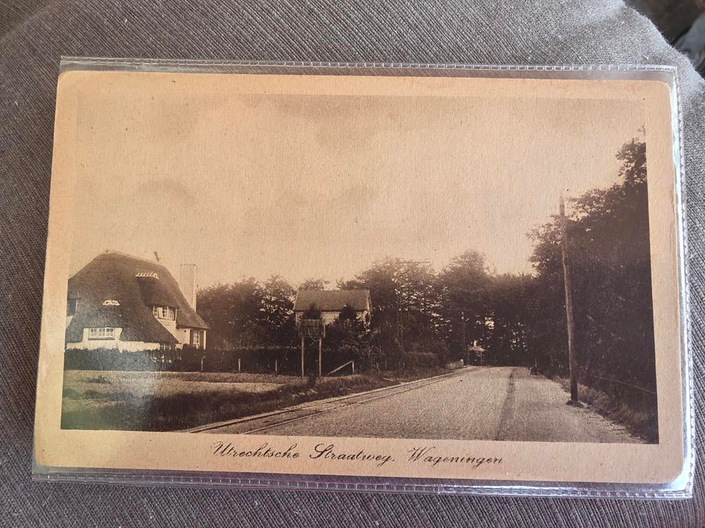 Ansichtkaart Wageningen, Utrechtsche Straatweg, Verzamelen, Ophalen of Verzenden, Gelderland