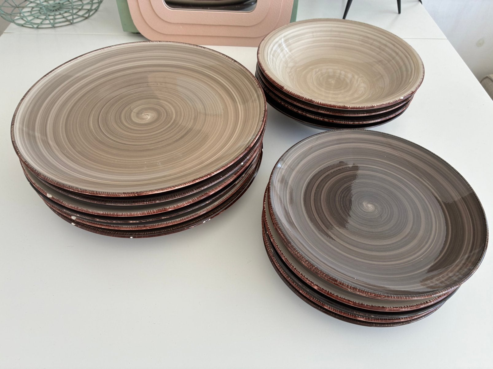 Azur servies aardetinten, Ophalen, Overige stijlen, Bord(en)