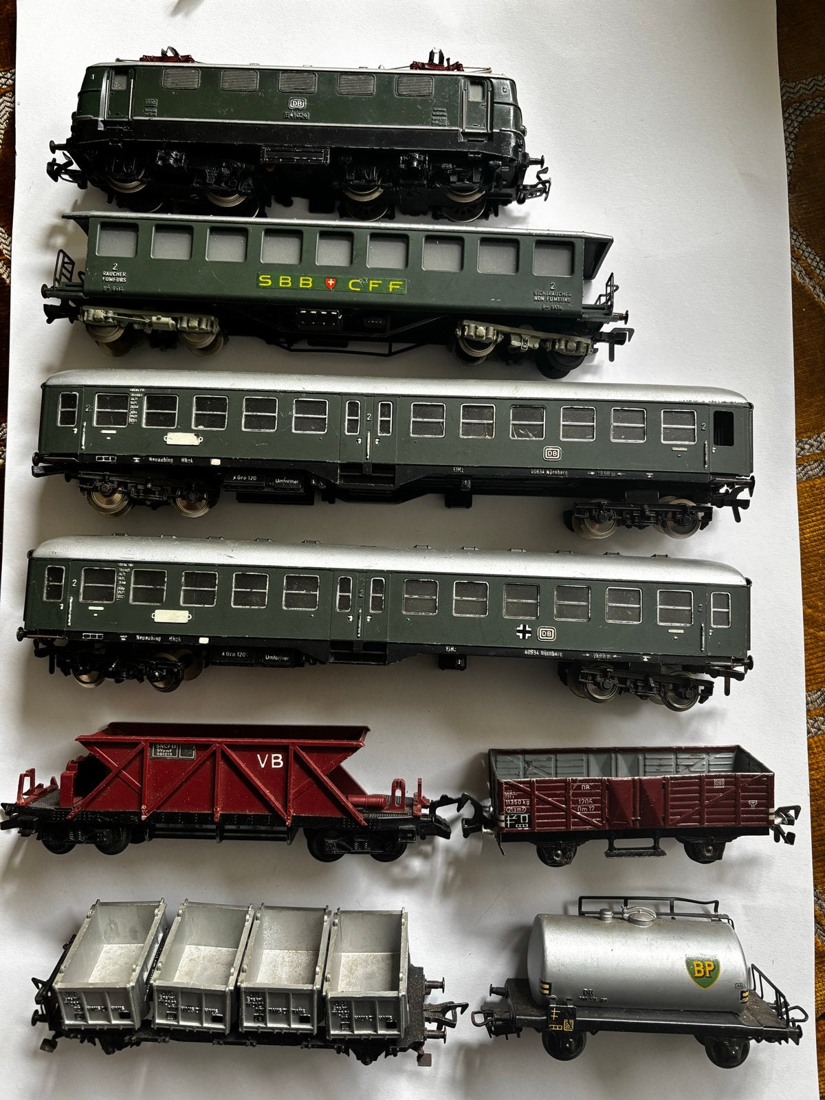 Märklin en Fleischmann Treinen en Wagons - opknappers, Gelijkstroom of Wisselstroom, Ophalen of Verzenden, Analoog, Märklin