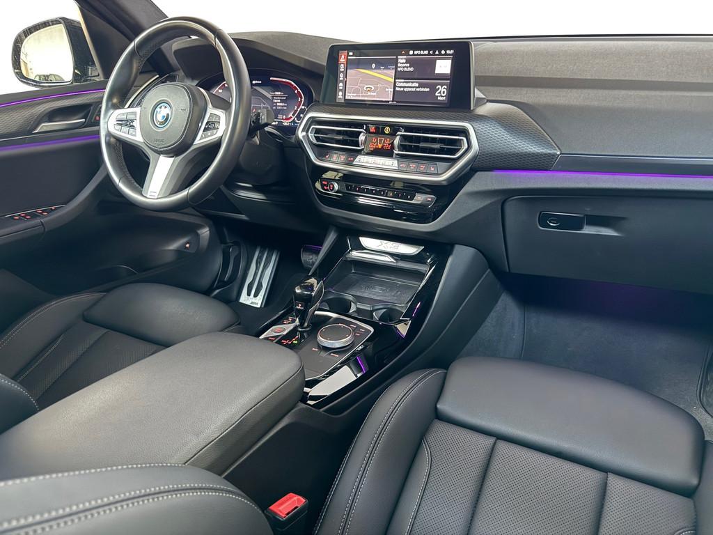 BMW X3 XDrive30e High Executive M Sport Pano Leder Sfeer, Auto's, BMW, Automaat, 1998 cc, Gebruikt, Zwart