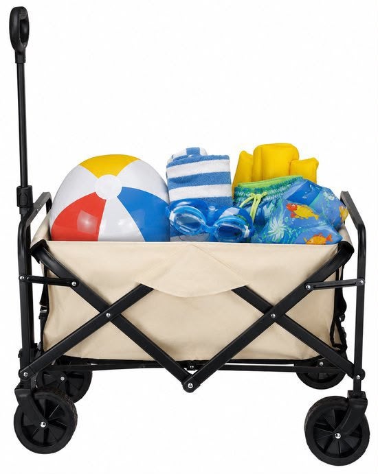 Opvouwbare Bolderkar Beige, Ophalen of Verzenden, Nieuw