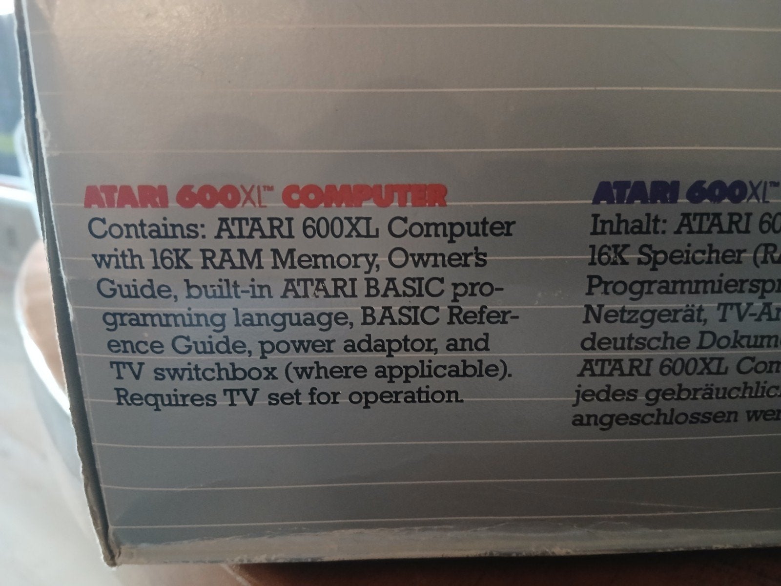 Atari 600XL Computer - Zo goed als nieuw in doos, Spelcomputers en Games, Spelcomputers | Atari, Ophalen of Verzenden, Zo goed als nieuw