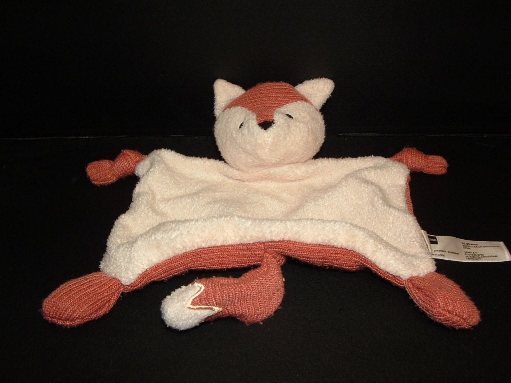 HEMA VOS KNUFFELDOEK ZACHTE BADSTOF ROOMWIT MET, Kinderen en Baby's, Ophalen of Verzenden, Nieuw, Overige typen