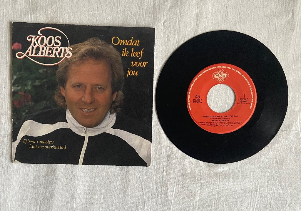 koos alberts - omdat ik leef voor jou, Ophalen of Verzenden, Zo goed als nieuw, Nederlandstalig