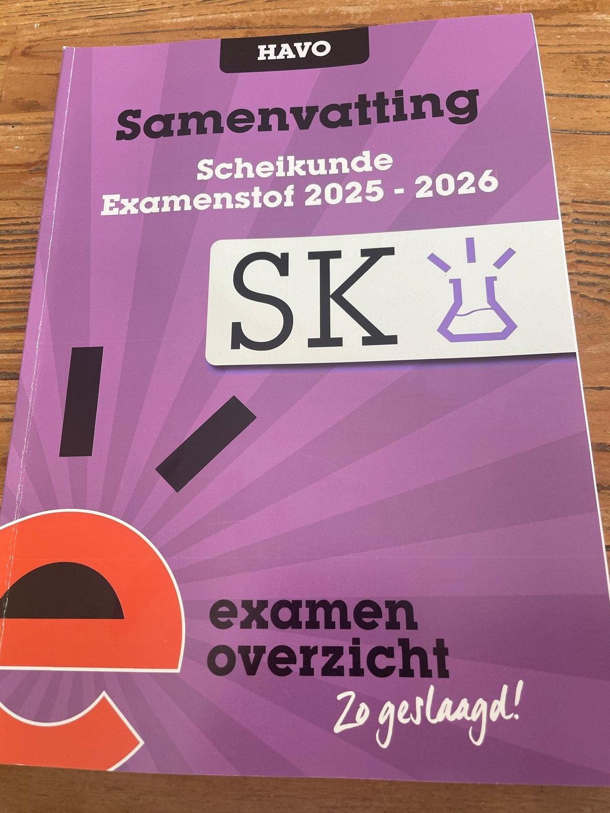 Samenvatting Scheikunde Examenstof HAVO 2025-2026, Boeken, Ophalen of Verzenden, Beta, Zo goed als nieuw, HBO
