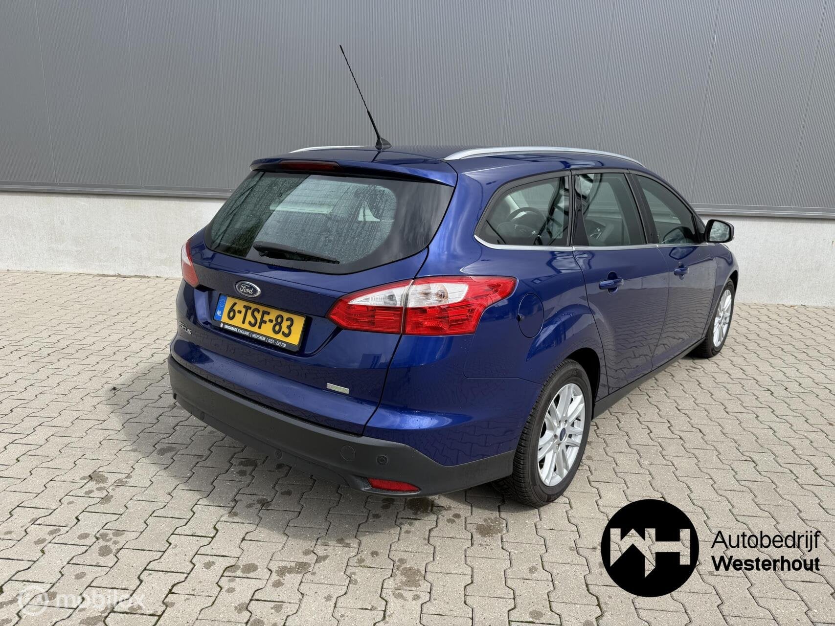 Ford Focus Wagon 1.0 EcoBoost Edition Plus|VOL OPTIE|NAVI, Auto's, Euro 5, 125 pk, Gebruikt, Blauw
