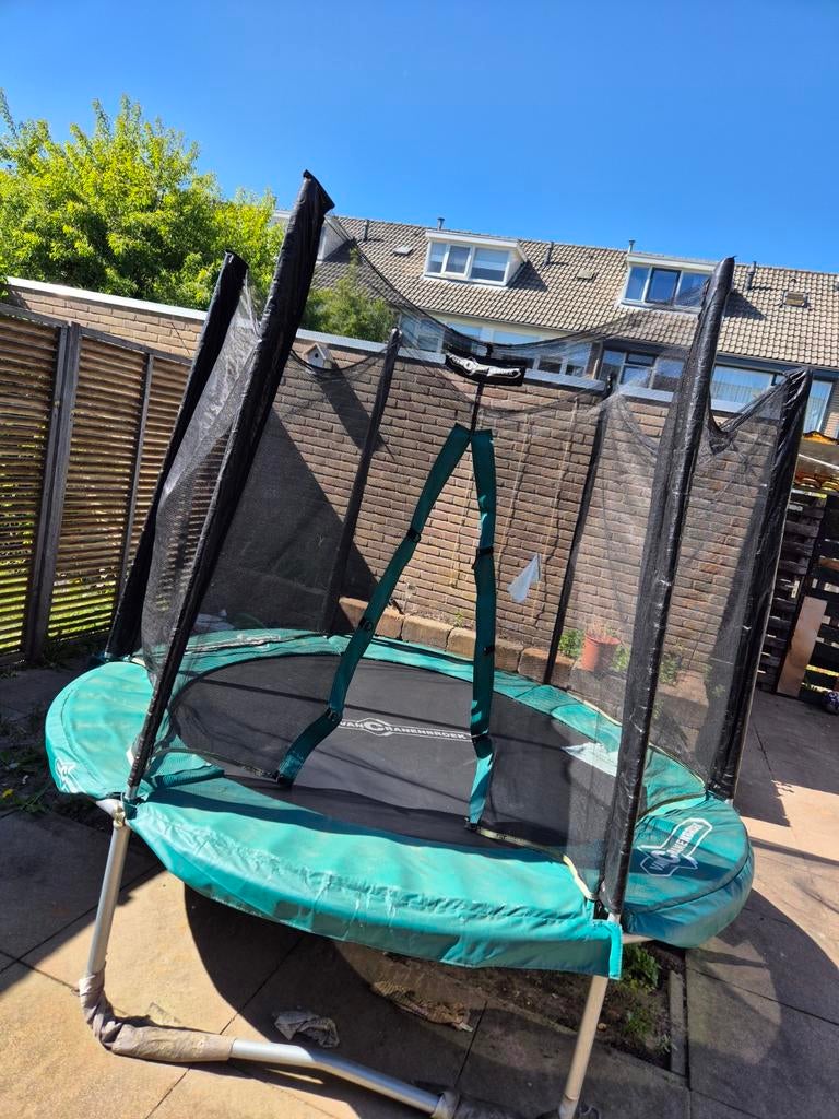 Trampoline met veiligheidsnet, Kinderen en Baby's, Speelgoed | Buiten | Trampolines, Ophalen of Verzenden, Gebruikt