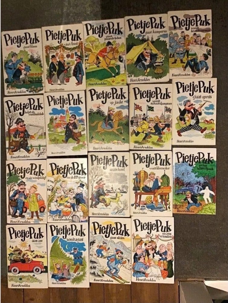 23 uitgaves Pietje Puk door Henri Arnoldus, Boeken, Ophalen of Verzenden, Gelezen, Fictie algemeen